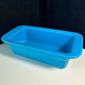 Fiesta Peacock Loaf Pan or Rectangular Pan-Peacock is Discontinued-Rare Find